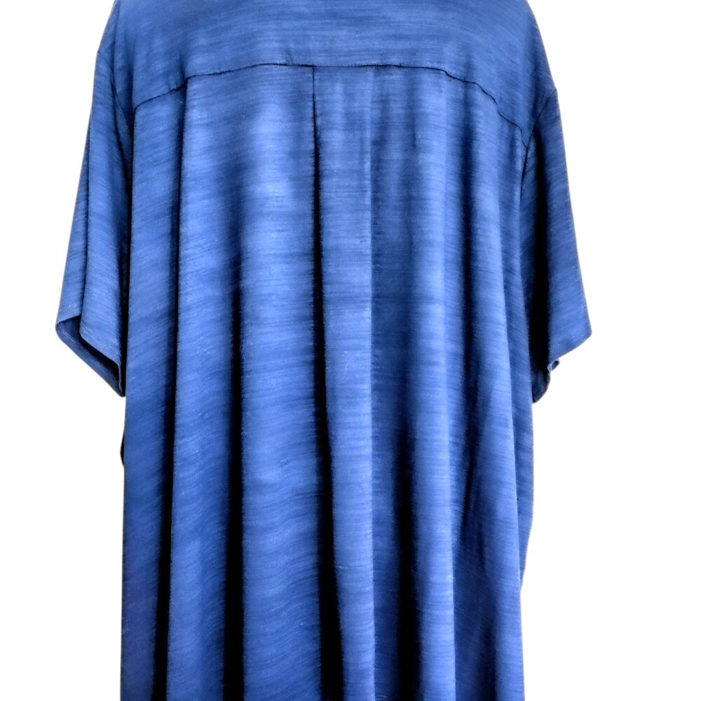 J.Jill Wearever Navy V Neck 1/2 Sleeve Jersey Knit Stretch Pullover Plus Sz 4X - Picture 5 of 11